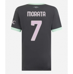 AC Milan Alvaro Morata #7 Tredjedrakt Dame 2024-25 Kortermet