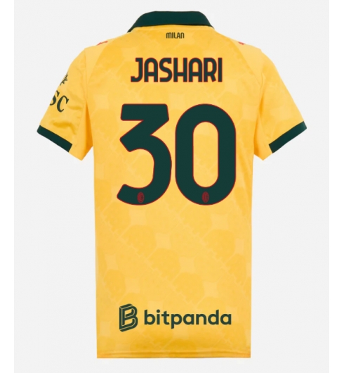 AC Milan Ardon Jashari #30 Tredjedrakt Dame 2025-26 Kortermet AC Milan Ardon Jashari #30 Tredjedrakt Dame 2025-26 Kortermet