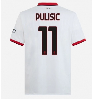 AC Milan Christian Pulisic #11 Bortedrakt 2024-25 Kortermet