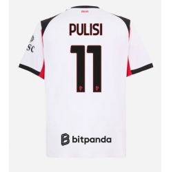 AC Milan Christian Pulisic #11 Bortedrakt 2025-26 Kortermet