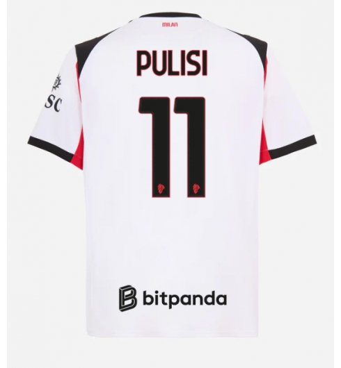 AC Milan Christian Pulisic #11 Bortedrakt 2025-26 Kortermet AC Milan Christian Pulisic #11 Bortedrakt 2025-26 Kortermet