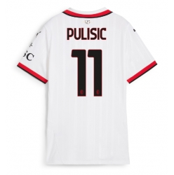 AC Milan Christian Pulisic #11 Bortedrakt Dame 2024-25 Kortermet