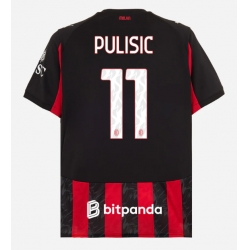 AC Milan Christian Pulisic #11 Hjemmedrakt 2025-26 Kortermet