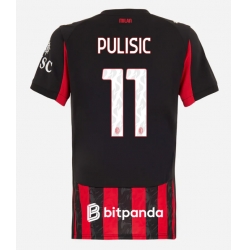 AC Milan Christian Pulisic #11 Hjemmedrakt Dame 2025-26 Kortermet