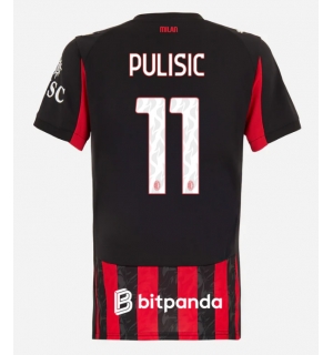 AC Milan Christian Pulisic #11 Hjemmedrakt Dame 2025-26 Kortermet