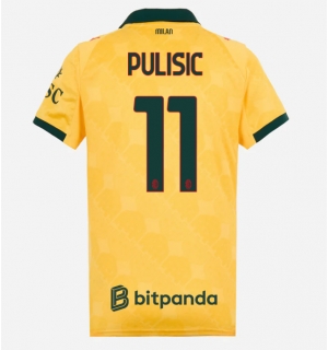 AC Milan Christian Pulisic #11 Tredjedrakt Dame 2025-26 Kortermet