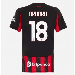 AC Milan Christopher Nkunku #18 Hjemmedrakt Dame 2025-26 Kortermet