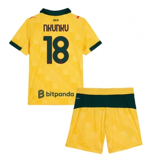 AC Milan Christopher Nkunku #18 Tredjedraktsett Barn 2025-26 Kortermet (+ Korte bukser)