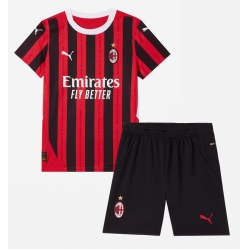 AC Milan Hjemmedraktsett Barn 2024-25 Kortermet (+ Korte bukser)