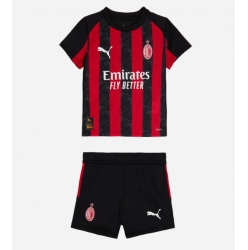 AC Milan Hjemmedraktsett Barn 2025-26 Kortermet (+ Korte bukser)
