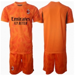 AC Milan Keeper Bortedraktsett Barn 2024-25 Kortermet (+ Korte bukser)
