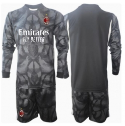 AC Milan Keeper Hjemmedraktsett Barn 2024-25 Langermet (+ Korte bukser)