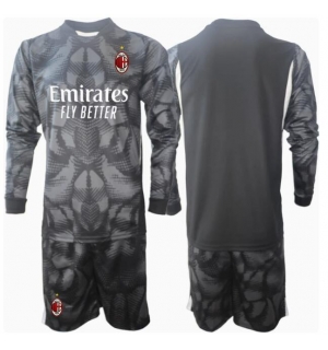 AC Milan Keeper Hjemmedraktsett Barn 2024-25 Langermet (+ Korte bukser)