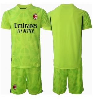 AC Milan Keeper Tredjedraktsett Barn 2024-25 Kortermet (+ Korte bukser)