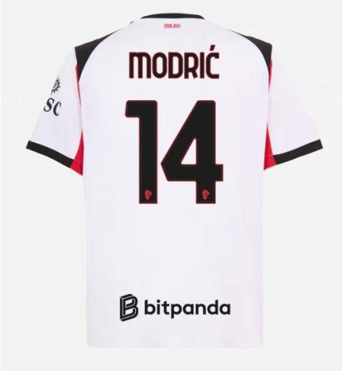 AC Milan Luka Modric #14 Bortedrakt 2025-26 Kortermet AC Milan Luka Modric #14 Bortedrakt 2025-26 Kortermet