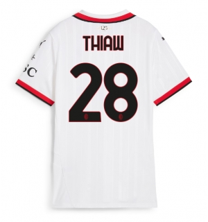 AC Milan Malick Thiaw #28 Bortedrakt Dame 2024-25 Kortermet