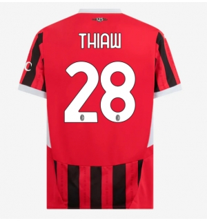 AC Milan Malick Thiaw #28 Hjemmedrakt 2024-25 Kortermet