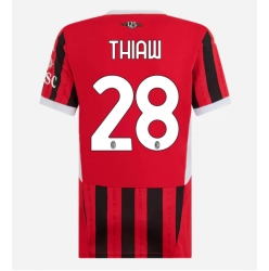 AC Milan Malick Thiaw #28 Hjemmedrakt Dame 2024-25 Kortermet