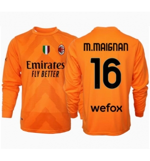 AC Milan Mike Maignan #16 Keeper Bortedrakt 2024-25 Langermet