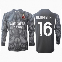 AC Milan Mike Maignan #16 Keeper Hjemmedrakt 2024-25 Langermet