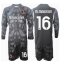 AC Milan Mike Maignan #16 Keeper Hjemmedraktsett Barn 2024-25 Langermet (+ Korte bukser)