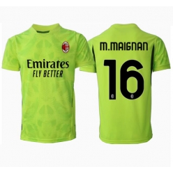 AC Milan Mike Maignan #16 Keeper Tredjedrakt 2024-25 Kortermet