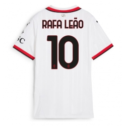 AC Milan Rafael Leao #10 Bortedrakt Dame 2024-25 Kortermet