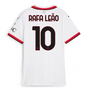 AC Milan Rafael Leao #10 Bortedrakt Dame 2024-25 Kortermet