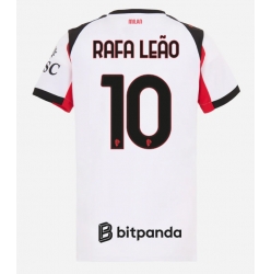 AC Milan Rafael Leao #10 Bortedrakt Dame 2025-26 Kortermet