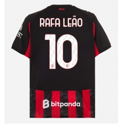 AC Milan Rafael Leao #10 Hjemmedrakt 2025-26 Kortermet