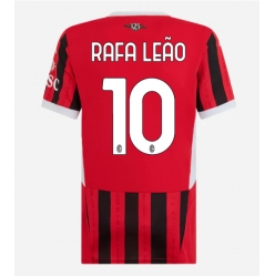 AC Milan Rafael Leao #10 Hjemmedrakt Dame 2024-25 Kortermet