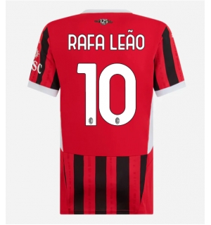 AC Milan Rafael Leao #10 Hjemmedrakt Dame 2024-25 Kortermet