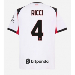 AC Milan Samuele Ricci #4 Bortedrakt 2025-26 Kortermet