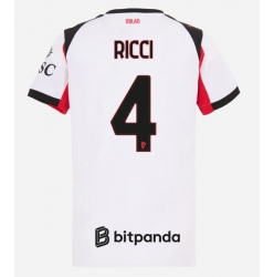 AC Milan Samuele Ricci #4 Bortedrakt Dame 2025-26 Kortermet