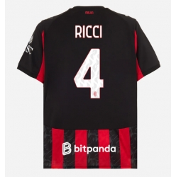 AC Milan Samuele Ricci #4 Hjemmedrakt 2025-26 Kortermet