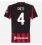 AC Milan Samuele Ricci #4 Hjemmedrakt Dame 2025-26 Kortermet AC Milan Samuele Ricci #4 Hjemmedrakt Dame 2025-26 Kortermet