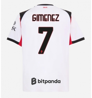 AC Milan Santiago Gimenez #7 Bortedrakt 2025-26 Kortermet