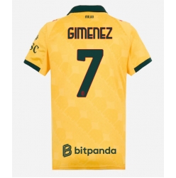 AC Milan Santiago Gimenez #7 Tredjedrakt Dame 2025-26 Kortermet