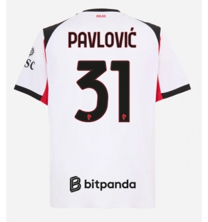 AC Milan Strahinja Pavlovic #31 Bortedrakt 2025-26 Kortermet