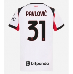 AC Milan Strahinja Pavlovic #31 Bortedrakt Dame 2025-26 Kortermet