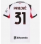 AC Milan Strahinja Pavlovic #31 Bortedrakt Dame 2025-26 Kortermet