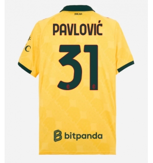 AC Milan Strahinja Pavlovic #31 Tredjedrakt 2025-26 Kortermet