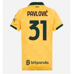 AC Milan Strahinja Pavlovic #31 Tredjedrakt Dame 2025-26 Kortermet