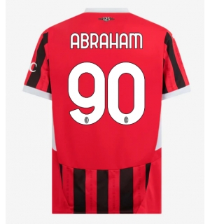 AC Milan Tammy Abraham #90 Hjemmedrakt 2024-25 Kortermet