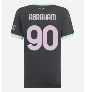 AC Milan Tammy Abraham #90 Tredjedrakt Dame 2024-25 Kortermet