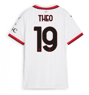 AC Milan Theo Hernandez #19 Bortedrakt Dame 2024-25 Kortermet