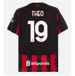 AC Milan Theo Hernandez #19 Hjemmedrakt 2025-26 Kortermet