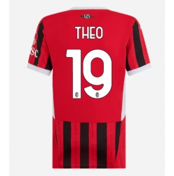 AC Milan Theo Hernandez #19 Hjemmedrakt Dame 2024-25 Kortermet