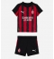 AC Milan Theo Hernandez #19 Hjemmedraktsett Barn 2025-26 Kortermet (+ Korte bukser)