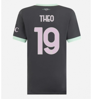 AC Milan Theo Hernandez #19 Tredjedrakt Dame 2024-25 Kortermet